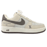 Louis Vuitton x Nike Air Force 1 Cream Mocha Edition (Custom)
