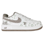 Louis Vuitton x Nike Air Force 1 White Mocha Monogram (Custom)