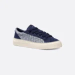 B33 Spin - Navy Blue Dior Oblique Jacquard and Navy Blue Suede