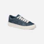 B33 Spin - Navy Blue Grained Calfskin and Navy Blue Dior Gravity Outline Leather