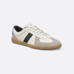 B01 Matchpoint – Black and White Smooth Calfskin with Gray Suede