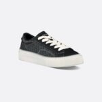 B33 Spin - Black Smooth Calfskin and Dior Oblique Jacquard