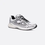 B30 Countdown - White Metallic Technical Mesh and Silver-Tone Metallic Technical Fabric